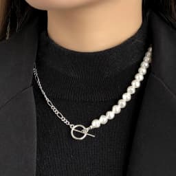 Vintage Style Simple 6MM Pearl Chain Choker Necklace For Women Wedding Love Shell Pendant Necklace Fashion Jewelry Wholesale
