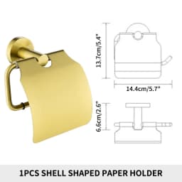 Brushed Gold Bathroom Accessories Towel Rack Toilet Brush Roll Paper Holder Towel Bar Hook Soap Dish Bathrom Hardware Wall Shelf
