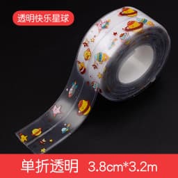3.2Mx3.8CM Waterproof Bathroom Sink Sealing Strip Tape PVC Self Adhesive Mold Proof Wall Stickers for Kitchen Stove Toilet Gap