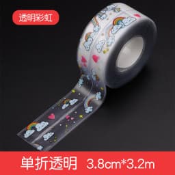 3.2Mx3.8CM Waterproof Bathroom Sink Sealing Strip Tape PVC Self Adhesive Mold Proof Wall Stickers for Kitchen Stove Toilet Gap