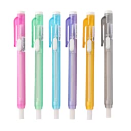 Pen Shaped Rubber Earsers School Stationery Novelty Pencil Eraser Office Accessories Kids Learning Supplies Gift 1 Pc