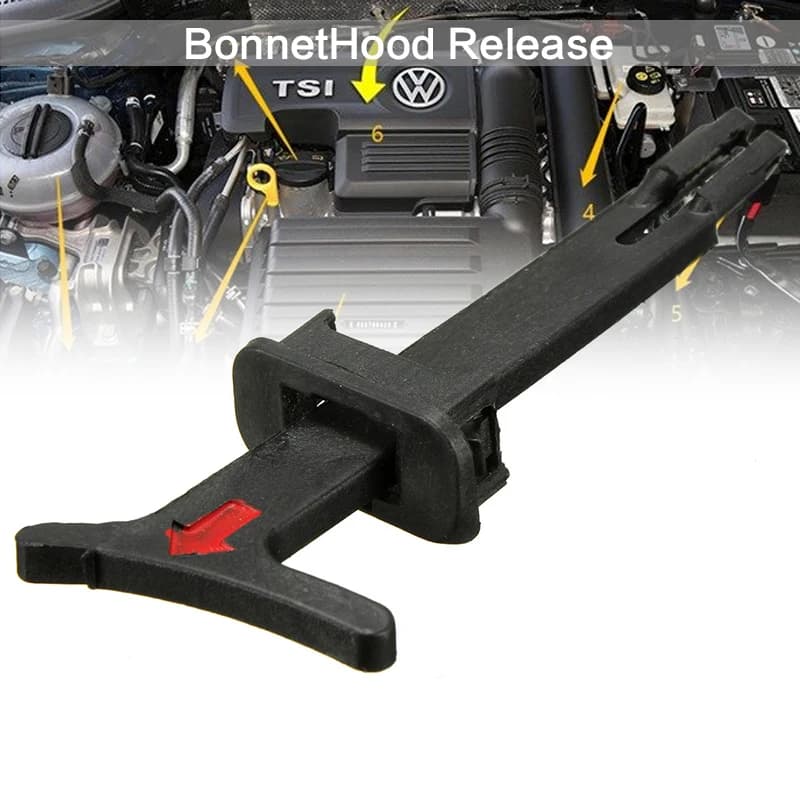 Bonnet Hood Release Handle Rod Pull Catch Clip Cover Handle For VW Bora MK4 Golf 1998-2006 Cover Handle Cover Release Lever Cove