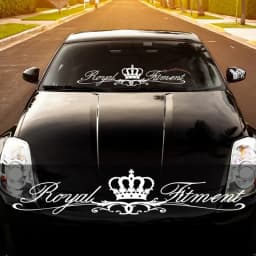 CS40081# Die-cut Vinyl Decal Royal Fitment Car Sticker Waterproof Auto Decors on Bumper Rear Window