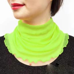 Bib Women's Polyester Silk Scarf Spring Neck Guard False Collar Sun Protection Decorative Soft Breathable High Elasticity  E50