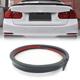Universal 1.2M 1.5M Soft Car Rear Roof Trunk Spoiler Rear Wing Lip Trim Sticker Car Spoiler