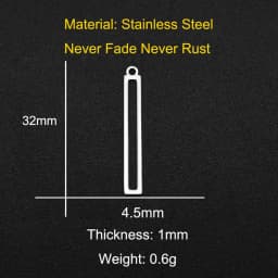 10pcs/lot 316 Stainless Steel Geometric Moon Star Waterdrop DIY Earring Connector Charm Wholesale Factory Price