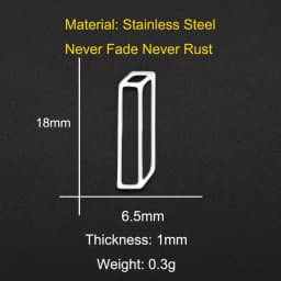 10pcs/lot 316 Stainless Steel Geometric Moon Star Waterdrop DIY Earring Connector Charm Wholesale Factory Price