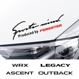 For Subaru Levorg XV Crosstrek Outback Ascent BRZ Exiga Forester Legacy Tribeca WRX Car Lamp Eyebrow Decor Stickers and Decals