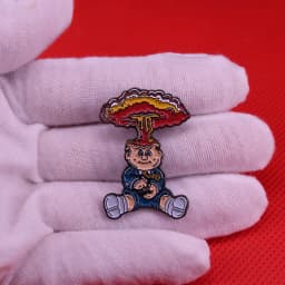 Garbage Pail Kids ''Adam Bomb'' Pin A perfect reminder of your nauseating beginnings.