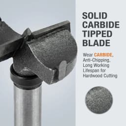 Tungsten Steel Hard Alloy Wood Drill Bits Woodworking Hole Opener Drilling on Plasterboard / Plastic Boards / Wooden Board