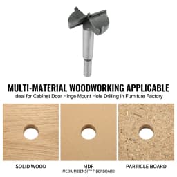 Tungsten Steel Hard Alloy Wood Drill Bits Woodworking Hole Opener Drilling on Plasterboard / Plastic Boards / Wooden Board
