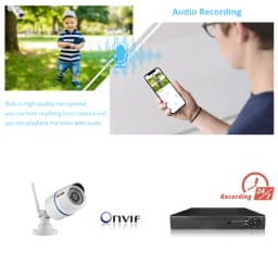 IP Camera WiFi 4MP Outdoor Home Security Video Surveillance Video Wi Fi Camara HD 1080P Wireless Wi-Fi Audio Record CamHi Cam
