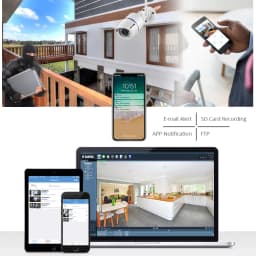IP Camera WiFi 4MP Outdoor Home Security Video Surveillance Video Wi Fi Camara HD 1080P Wireless Wi-Fi Audio Record CamHi Cam