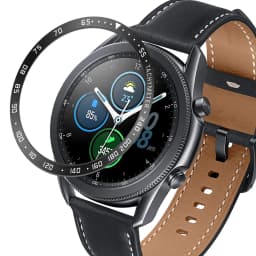 Stainless Steel smartwatch Cover For Samsung Galaxy Watch 3 45mm 41mm Dial Bezel Ring Adhesive AntiScratch protection metal case