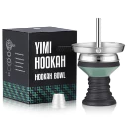 Yimi Hookah Premium Stone Shisha Head With Charcoal Holder Pipe Screen Shisha Bowl Chicha Accessories