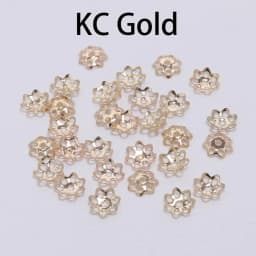 600pcs/Lot 6mm Hollow Flower Cone End Beads Cap Filigree Loose Spacer Beads Caps Cone For DIY Jewelry Finding Making Accessories