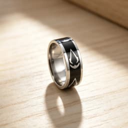 8mm Stainless Steel Game Ring for Men and Women Movie Ring