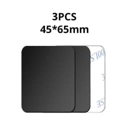 5PCS Car Phone Holder Metal Plate Magnetic Holder Round Square Sticker iron Sheet for Mobile Tablet Magnet Disk Desk Car Stand