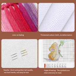 Couple Character Series Cross Stitch Kit Aida 14CT White 11CT Printing DIY Needlework Embroidery Set Home Decorative Painting