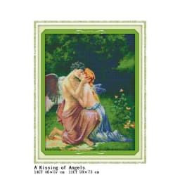Couple Character Series Cross Stitch Kit Aida 14CT White 11CT Printing DIY Needlework Embroidery Set Home Decorative Painting