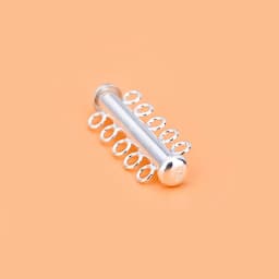 Bracelet necklace jewelry DIY accessories multi row 2 rows 3 rows 4 rows multi circle connecting buckle 925 silver button