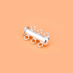 Bracelet necklace jewelry DIY accessories multi row 2 rows 3 rows 4 rows multi circle connecting buckle 925 silver button