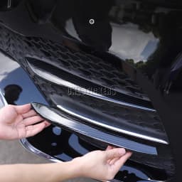 For Mercedes Benz GLE Class W167 V167 Coupe C167 AMG GLE53 2020-2023 Car Front Fog Lamp Strip Air Intake Grille Slats Trim Cover