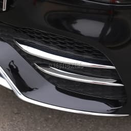 For Mercedes Benz GLE Class W167 V167 Coupe C167 AMG GLE53 2020-2023 Car Front Fog Lamp Strip Air Intake Grille Slats Trim Cover