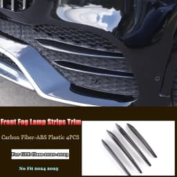 For Mercedes Benz GLE Class W167 V167 Coupe C167 AMG GLE53 2020-2023 Car Front Fog Lamp Strip Air Intake Grille Slats Trim Cover