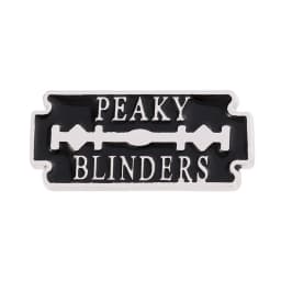 Peaky Blinder Fashion Razor Blade Pin Badge Metal Enamel Pins Brooch Backpack Accessory for Men Friends Fathers Gift