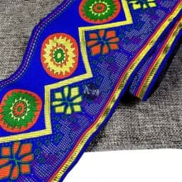 Embroidery Ethnic Jacquard Webbing Woven Tape Lace Ribbon Trim Width 10cm Tribal Boho DIY Garment Bag Accessories