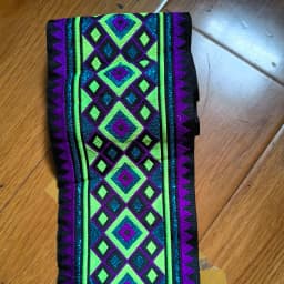Embroidery Ethnic Jacquard Webbing Woven Tape Lace Ribbon Trim Width 10cm Tribal Boho DIY Garment Bag Accessories