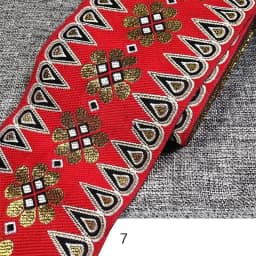 Embroidery Ethnic Jacquard Webbing Woven Tape Lace Ribbon Trim Width 10cm Tribal Boho DIY Garment Bag Accessories