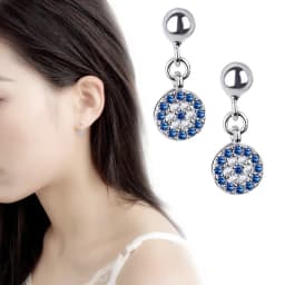 Retro Turkish Devil's Evil Eye Earrings Blue Eye Clear CZ Crystal Stud Earrings for Women Wedding Jewelry Brincos
