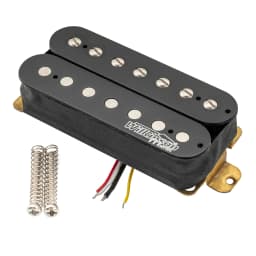 Wilkinson M Series WOH Classical Open Style Ceramic Humbucker Neck Bridge Pickup for 7-String Electric Guitar, Black