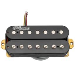 Wilkinson M Series WOH Classical Open Style Ceramic Humbucker Neck Bridge Pickup for 7-String Electric Guitar, Black
