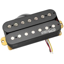 Wilkinson M Series WOH Classical Open Style Ceramic Humbucker Neck Bridge Pickup for 7-String Electric Guitar, Black
