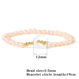 Natural Freshwater Pearl Bracelets Elegant Baroque Pearls Beaded Bracelet for Women Men Elastic Chain Fine Jewelry Wedding Gifts