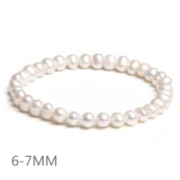 Natural Freshwater Pearl Bracelets Elegant Baroque Pearls Beaded Bracelet for Women Men Elastic Chain Fine Jewelry Wedding Gifts