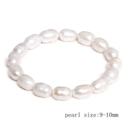 Natural Freshwater Pearl Bracelets Elegant Baroque Pearls Beaded Bracelet for Women Men Elastic Chain Fine Jewelry Wedding Gifts