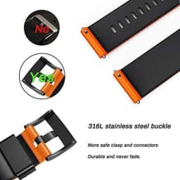 ANBEST For Suunto 7/Suunto 9 Strap Wristband For Suunto 9 Baro/9 Spartan/9 GPS Soft Silicone Sports Watchband Replacement Band