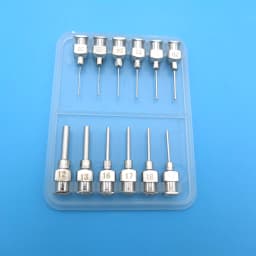 12 Pack - 1/2inch Stainless Steel Fluid Liquid Dispensing Tips Assortment Kit (12G,13G,16G,17G,18G,19G,20G,21G,22G,24G,25G,26G)