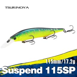 TSURINOYA 115SP Suspending Minnow Jerkbait AURORA 115mm 17.2g Artificial Weight System Hard Baits Long Casting Wobbler
