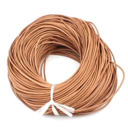 5 Meters Genuine Cow Leather Cords 1mm 1.5mm 2mm 3mm Round Thong Rope For Jewelry Making DIY Leather Bracelet Necklace String