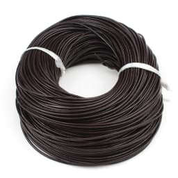 5 Meters Genuine Cow Leather Cords 1mm 1.5mm 2mm 3mm Round Thong Rope For Jewelry Making DIY Leather Bracelet Necklace String