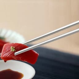 5Pair Flat Chopstick Chinese Korean Chopsticks High Quality Stainless Steel Sticks Japan Sushi Kitchen Accessories