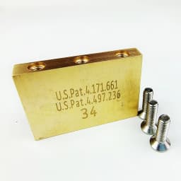 【Made in Japan】 Original Genuine Electric Guitar Tremolo System Bridge Brass Block For Parts Of FR Special Made In Korea 34MM