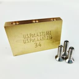 【Made in Japan】 Original Genuine Electric Guitar Tremolo System Bridge Brass Block For Parts Of FR Special Made In Korea 34MM