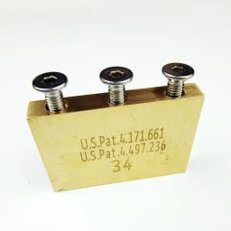 【Made in Japan】 Original Genuine Electric Guitar Tremolo System Bridge Brass Block For Parts Of FR Special Made In Korea 34MM