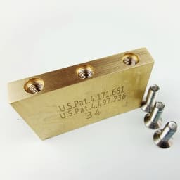 【Made in Japan】 Original Genuine Electric Guitar Tremolo System Bridge Brass Block For Parts Of FR Special Made In Korea 34MM